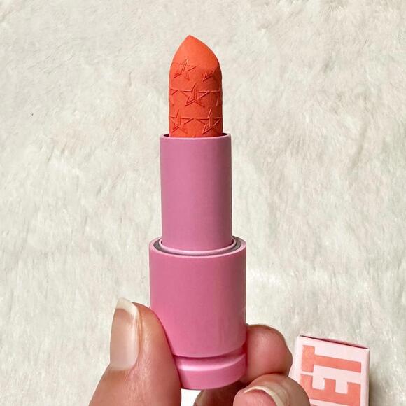 NIB Jeffree Star Orange Prick Velvet Trap Lipstick Full Size 4g - Picture 3 of 10